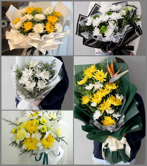 山东青岛平度市旧店镇云山洼村白事花束代送